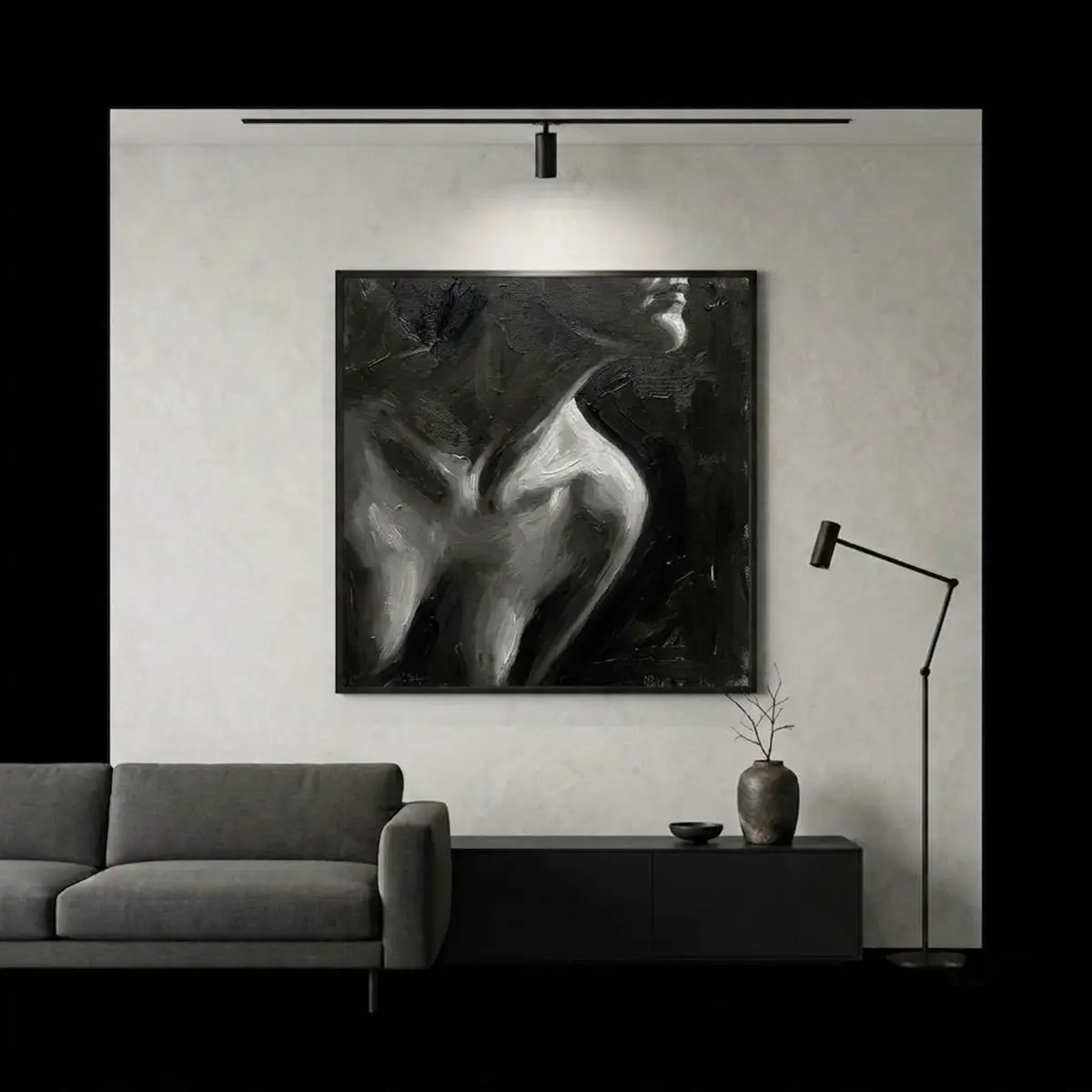 Fine Art canvas in interior — Photo-to-Canvas